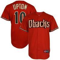 Arizona Diamondbacks 10 Upton red Cool Base MLB Jerseys
