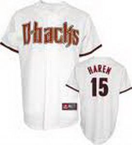 Cheap Arizona Diamondbacks Jersey 15 Dan Haren White Baseball Jerseys For Sale
