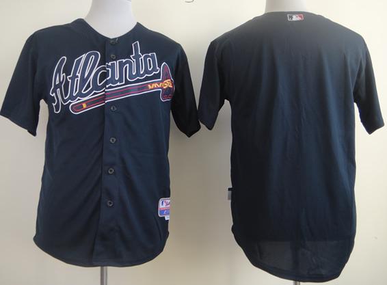 Cheap Atlanta Braves Blank Blue Cool Base MLB Jersey For Sale