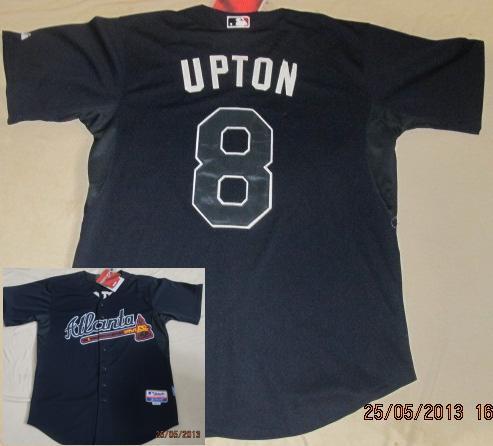Cheap Atlanta Braves 8 Upton Black Cool Base MLB Jerseys For Sale