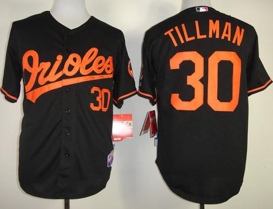Cheap Baltimore Orioles 30 Chris Tillman Black MLB Baseball Jersey For Sale