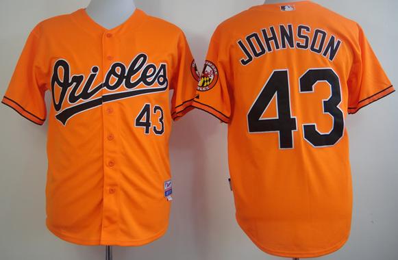Cheap Baltimore Orioles 43 Jim Johnson Orange Cool Base MLB Jerseys For Sale