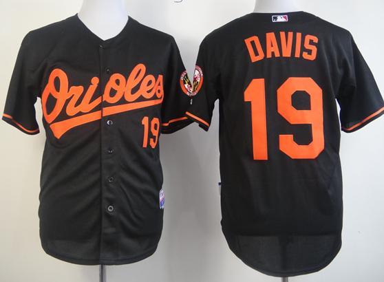 Baltimore Orioles 19 Chris Davis Black Cool Base Baseball MLB Jerseys