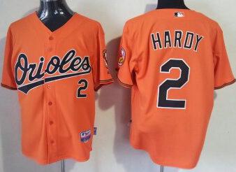 Baltimore Orioles 2 J.J.Hardy Orange Cool Base MLB Jerseys