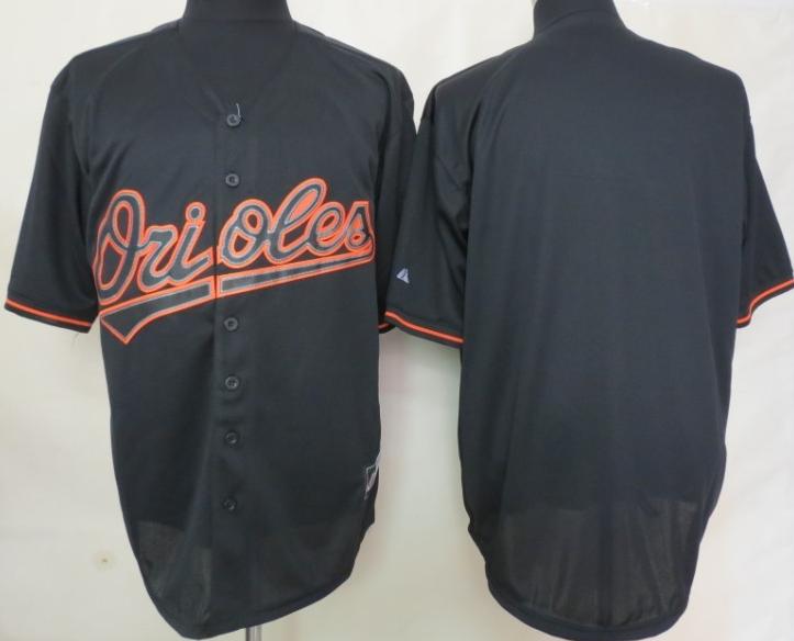 Cheap Baltimore Orioles Blank Black Fashion MLB Jerseys For Sale