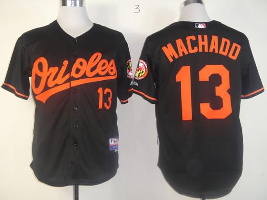 Cheap Baltimore Orioles 13 Manny Machado Black Cool Base MLB Jerseys For Sale