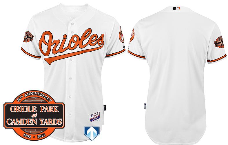Cheap Baltimore Orioles Blank White Cool Base MLB Jersey W 20th Anniversary Patch For Sale