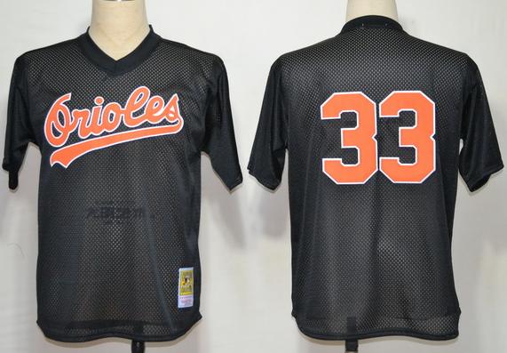Cheap Baltimore Orioles 33 Eddie Murray Black M&N 1988 MLB Jerseys For Sale