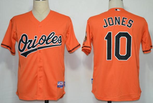 Baltimore Orioles 10 Jones Orange MLB Jerseys