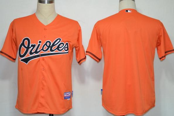 Baltimore Orioles Blank Orange MLB Jerseys
