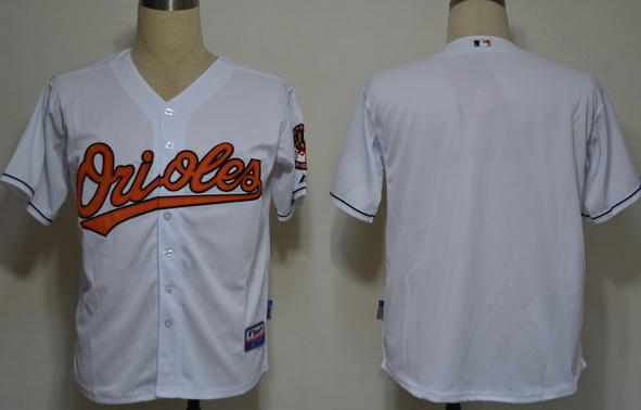Baltimore Orioles Blank White MLB Jerseys