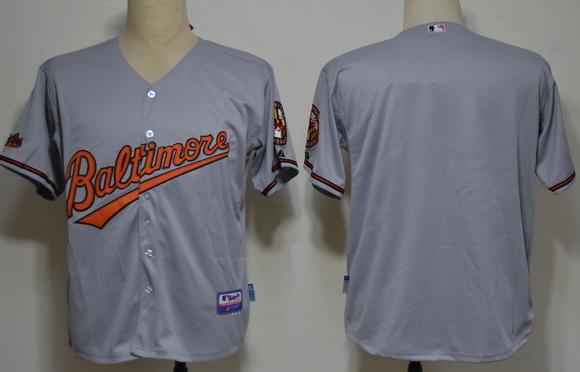 Cheap Baltimore Orioles Blank Grey MLB Jerseys For Sale