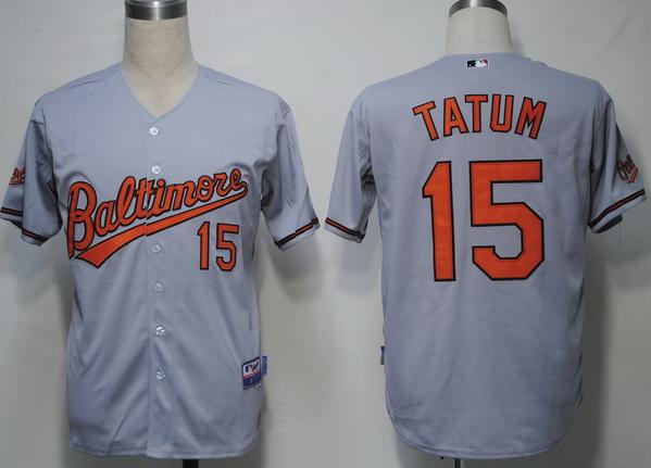 Cheap Baltimore Orioles 15 Tatum Grey Cool Base MLB Jersey For Sale