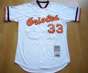 Baltimore Orioles 33 Eddie Murray White Jersey