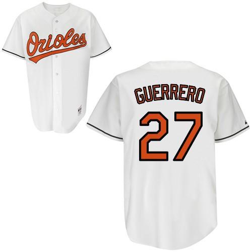 Baltimore Orioles 27 Guerrero White Jersey 2011 New