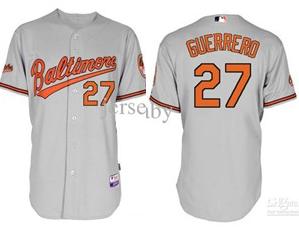 2011 New Baltimore Orioles #27 Guerrero Grey jersey