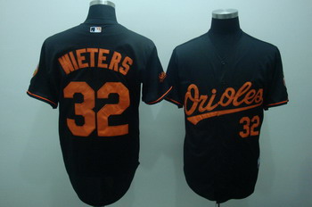 Cheap Baltimore Orioles 32 Wieters Black Jerseys Coolbase For Sale