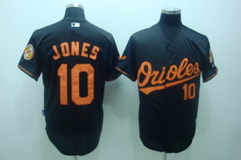 Cheap Baltimore Orioles 10 Adam Jones black cool base Jersey For Sale