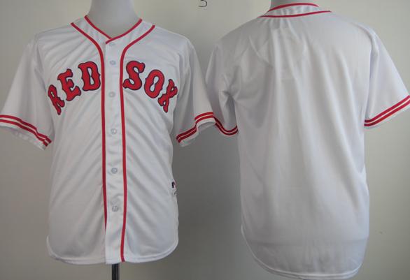 Boston Red Sox Blank White Authentic 1936 The Clock Jersey