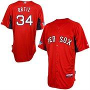Cheap Boston Red Sox 34 David Ortiz Red MLB Jerseys W 2013 World Series Patch For Sale