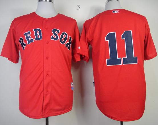Boston Red Sox 11 Clay Buchholz Red Cool Base MLB Jerseys