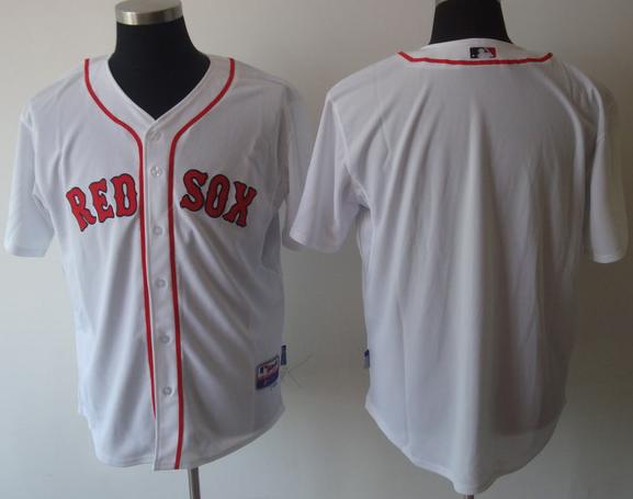 Boston Red Sox Blank White Jersey