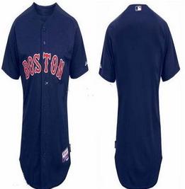 2011 Fanatic Boston Red Sox Blank Dark Blue Cool Base jerseys