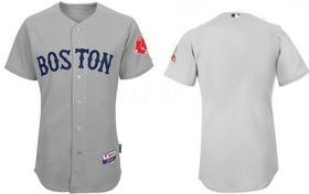 2011 Boston Red Sox Blank Grey Jerseys