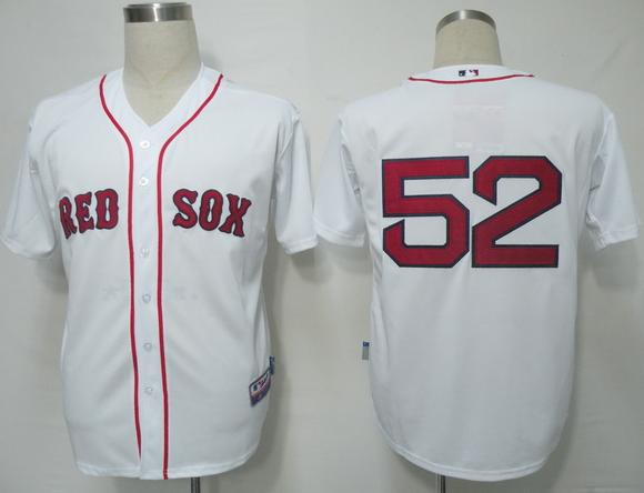 Boston Red Sox 52 Jenks White Cool Base MLB Jersey