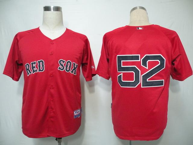 Cheap Boston Red Sox 52 Jenks Red Cool Base MLB Jersey For Sale