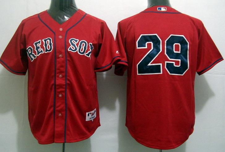 Boston Red Sox 29 Smoltz Red Jersey