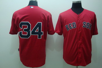 Boston Red Sox 34 David Ortiz Red Jerseys