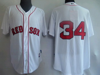 Boston Red Sox 34 David Ortiz white Jerseys Boston Red Sox 34 David Ortiz white Jerseys