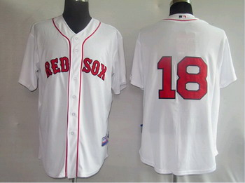Boston Red Sox 18 Daisuke Matsuzaka white Jerseys