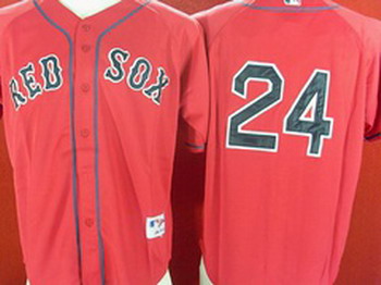 Cheap Boston Red Sox 24 Manny Ramirez Red Jerseys For Sale