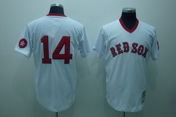 Boston Red Sox 14 Paul Konerko white Mitchell and ness Jerseys
