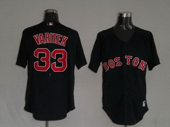 Boston Red Sox 33 Jason Varitek Navy blue