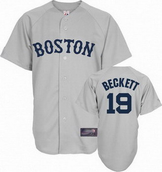 Cheap Boston Red Sox 19 Beckett grey For Sale