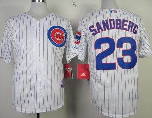 Cheap Chicago Cubs 23 Ryne Sandberg White MLB Jerseys For Sale