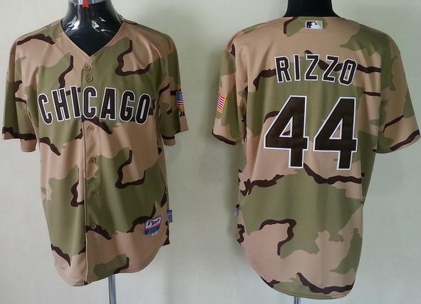 Cheap Chicago Cubs 44 Anthony Rizzo Camo Style MLB Jerseys For Sale