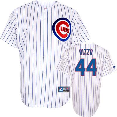 Chicago Cubs 44 Rizzo White MLB Jerseys