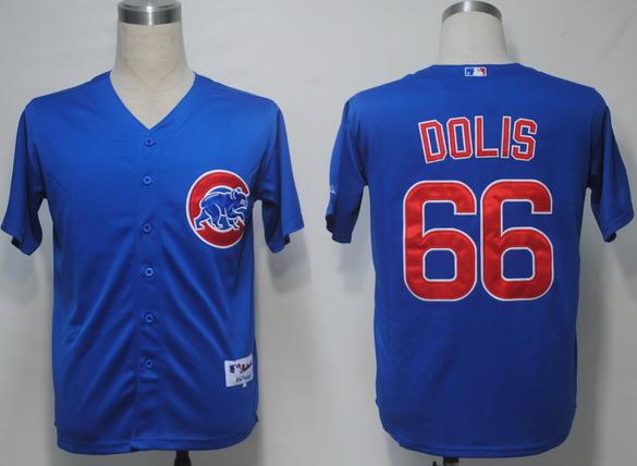 Chicago Cubs 66 Dolis Blue MLB Jersey