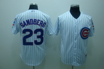Cheap Chicago Cubs 23 Ryne Sandberg white Jerseys For Sale