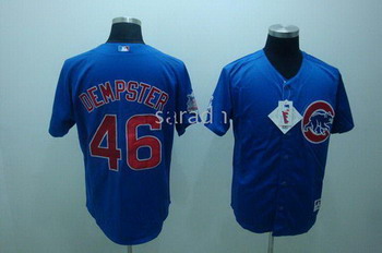 Cheap Ryan Dempster 46 Chicago Cubs blue jersey. For Sale