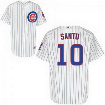 Cheap Ron Santo 10 Chicago Cubs white jersey For Sale