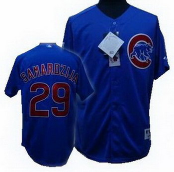 Chicago Cubs 29 SAMARDZIJA BLUE Jersey