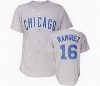 Chicago Cubs Jersey 16 grey