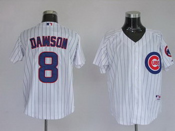 Cheap Chicago Cubs 8 Dawson Pinstripe Jerseys For Sale