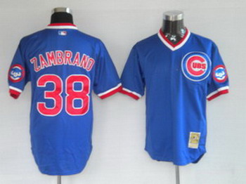 Cheap Chicago Cubs 38 Zambrano Blue Jerseys For Sale