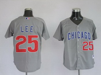 Chicago Cubs 25 Derrek Lee Grey